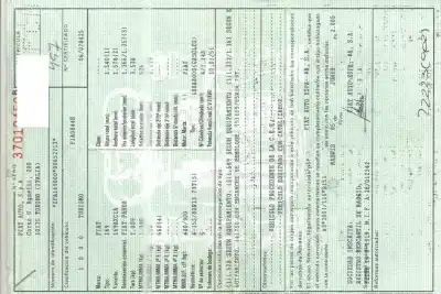 Verschrottungsfahrzeug FIAT PANDA (169) 1.3 16V JTD Dynamic des Jahres 2006 angetrieben 188A8000