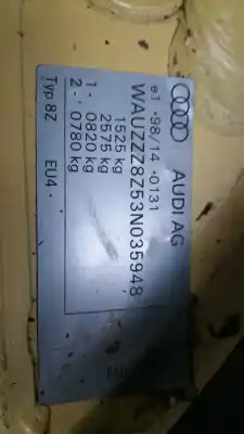 Veicolo di demolizione audi a2 (8z) 1.6 fsi dell'anno 2003 alimentato bad