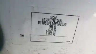 Здавання транспортного засобу dacia dokker ambiance року 2014 потужний k9k 612