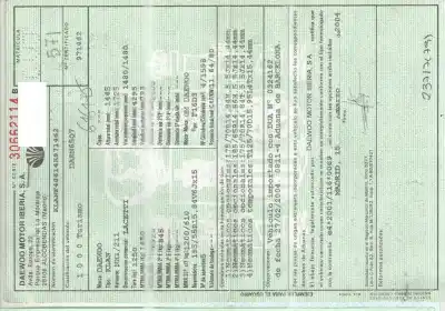 Scrapping Vehicle daewoo lacetti cdx of the year 2004 powered f16d3