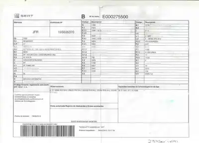 Утилизация автомобиля seat altea xl (5p5) reference ecomotive года 2015 питание cayc