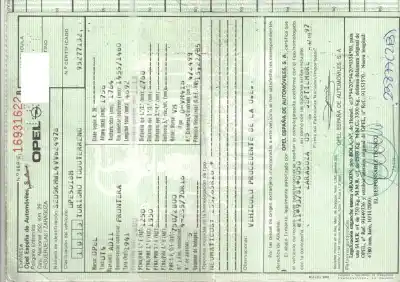 Vehicul casat OPEL FRONTERA A Arizona al anului 1997 alimentat VM41B