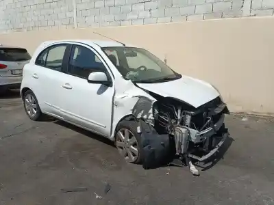 Veículo de Sucata nissan micra iv (k13k) 1.2 do ano 2012 alimentado hr12de