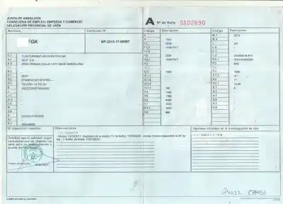 Véhicule à la ferraille seat                                               toledo (5p2)                                                                                                                                                                                                                                               bxe                                                                                                                                                                                                                                                        de l'année 2006 alimenté bxe