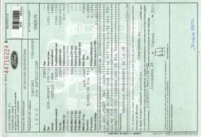 Scrapping Vehicle FORD FOCUS LIM. (CB8) Titanium of the year 2011 powered JQDB