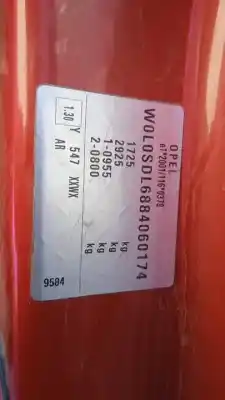 Scrapping Vehicle opel corsa d cosmo of the year 2007 powered z 13 dth