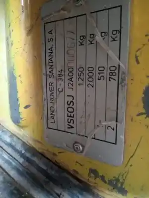 Veículo de Sucata suzuki samurai (sj) 410 33.5kw do ano 1985 alimentado f10a