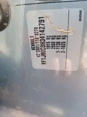Здавання транспортного засобу renault scénic ii (jm0/1_) 1.6 (jm0c jm0j jm1b) року 2005 потужний k4m782
