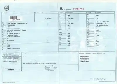 Veículo de Sucata volvo v40 kinetic do ano 2014 alimentado d4162t