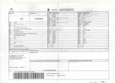 Scrapping Vehicle CITROEN C4 GRAND PICASSO Feel of the year 2017 powered BH01