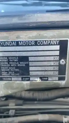 Scrapping Vehicle kia joice 2.0 ls of the year 2002 powered g4cp