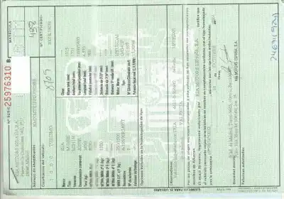 Scrapping Vehicle kia joice 2.0 ls of the year 2002 powered g4cp