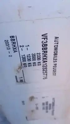 Veículo de Sucata peugeot expert kombi 2.0 hdi (dw10bted) do ano 2001 alimentado rhx