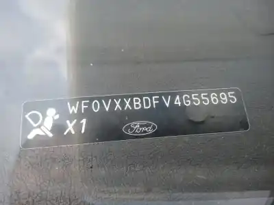 Veículo de Sucata ford transit caja cerrada, media (fy) (2000 =>) ft 280 2.0 do ano 2004 alimentado f3fa