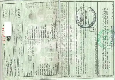 Veículo de Sucata ford transit caja cerrada, media (fy) (2000 =>) ft 280 2.0 do ano 2004 alimentado f3fa