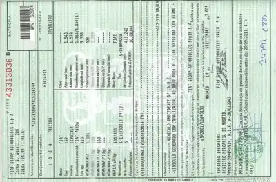 Véhicule à la ferraille fiat panda (169) 1.2 8v dynamic de l'année 2009 alimenté 188a4000