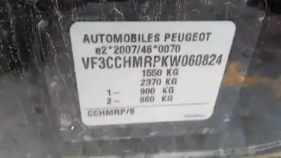 Scrapping Vehicle peugeot 208 style of the year 2019 powered hm05