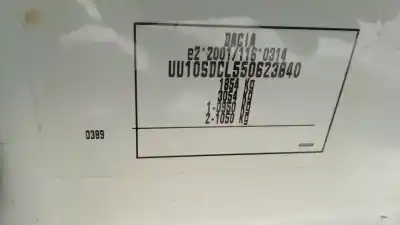 Утилизация автомобиля dacia dokker ambiance года 2014 питание k9k 612