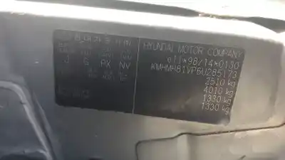 Veículo de Sucata hyundai trajet (fo) 2.0 crdi gls do ano 2007 alimentado d4ea