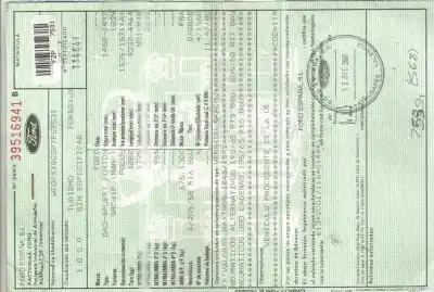 Veículo de Sucata ford focus berlina (cap) ghia do ano 2008 alimentado g8db