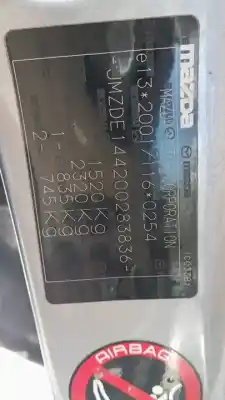 Scrapping Vehicle mazda 2 lim. (de) 1.4 diesel cat of the year 2010 powered y4