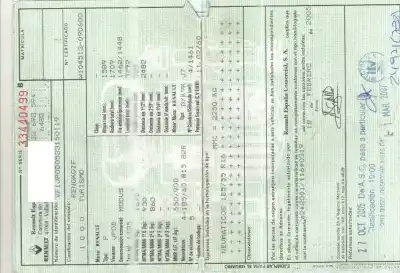 Veículo de Sucata renault modus confort expression do ano 2005 alimentado k9k750