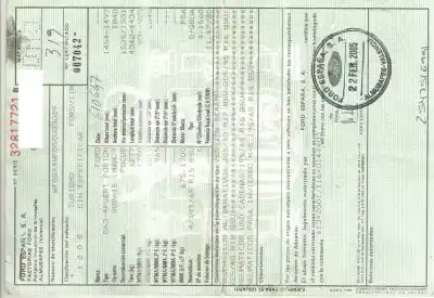 Veículo de Sucata ford focus berlina (cap) ambiente (d) do ano 2005 alimentado g8da