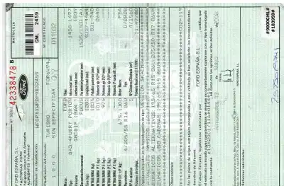 Scrapping Vehicle ford focus lim. (cb4) titanium of the year 2009 powered g8db