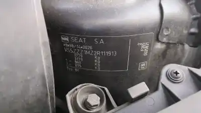 Scrapping Vehicle seat leon (1m1) 1.9 tdi of the year 2002 powered asv