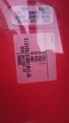 Veículo de Sucata renault kangoo profesional do ano 2012 alimentado k9k 808