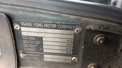 Утилизация автомобиля ssangyong musso 2.9 d года 1996 питание om662