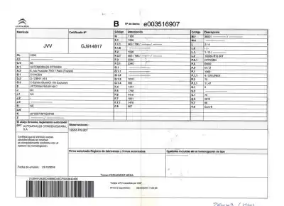Утилизация автомобиля citroen c-elysée exclusive года 2016 питание bh02