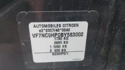 Scrapping Vehicle citroen c4 lim. exclusive of the year 2011 powered 9h06