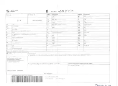 Veículo de Sucata seat leon (5f1) style visio edition do ano 2019 alimentado dgte