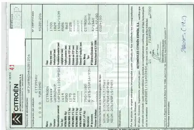 Утилизация автомобиля citroen c4 picasso i monospace (ud_) 1.6 hdi года 2008 питание 9hz