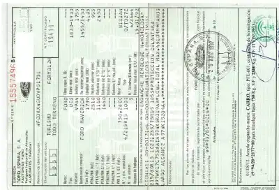 Sloopvoertuig ford maverick (nl) gl van het jaar 1997 aangedreven td27e