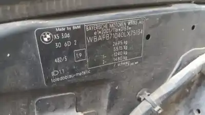 Verschrottungsfahrzeug bmw x5 (e53) 3.0d des jahres 2006 angetrieben 30-6d-2 d
