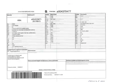 Veículo de Sucata toyota yaris active do ano 2017 alimentado 1kr