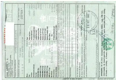 Veículo de Sucata ford focus c-max (cap) ambiente (d) do ano 2003 alimentado g8da