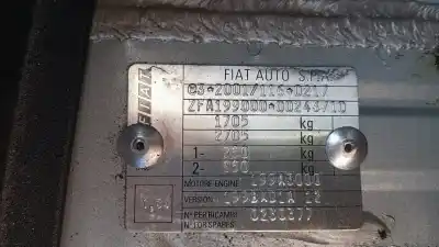 Verschrottungsfahrzeug fiat punto (evo) (199) dynamic des jahres 2007 angetrieben 199a3000