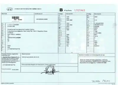 Scrapping Vehicle hyundai i30 ranchera familiar (gd) 1.4 crdi of the year 2013 powered d4fc