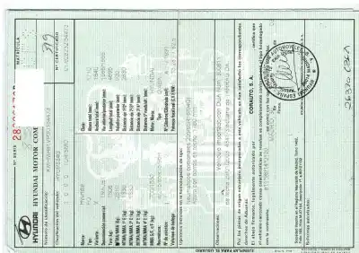 Scrapping Vehicle hyundai trajet (fo) 2.0 crdi gls of the year 2003 powered d4ea