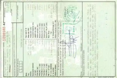 Scrapping Vehicle BMW SERIE 5 BERLINA (E34) 2.5 Turbodiesel CAT of the year 1998 powered 