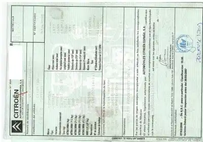 Veículo de Sucata citroen c2 sx do ano 2005 alimentado 8hz