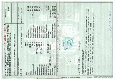 Scrapping Vehicle bmw serie 7 (e65/e66) 730d of the year 2006 powered m57306d3