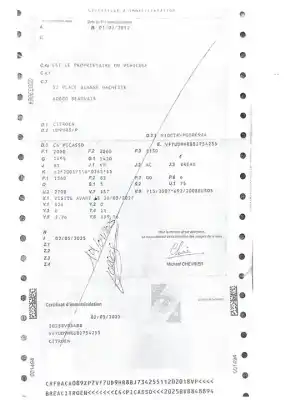 Здавання транспортного засобу citroen c4 picasso exclusive року 2012 потужний 9hr