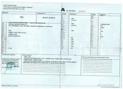 Veicolo di demolizione opel combo cargo dell'anno 2006 alimentato z13dt