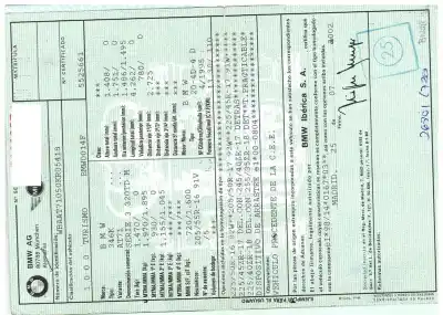 Veicolo di demolizione bmw serie 3 berlina (e46) 320d dell'anno 2002 alimentato 20 4d 4