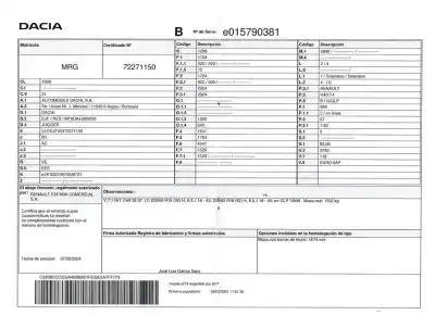 Scrapping Vehicle dacia jogger extreme go 100 cv / 74 kw of the year 2024 powered h4df4