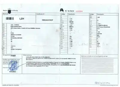 Scrapping Vehicle ford fiesta (cb1) ambiente of the year 2009 powered f6jd